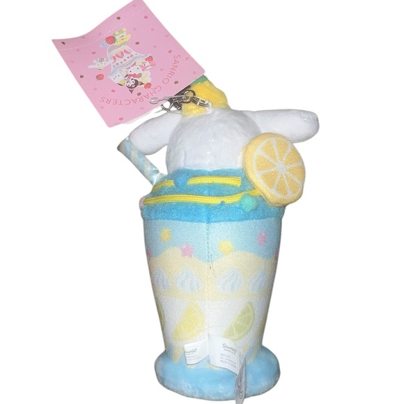 ✅Sanrio Cinnamoroll Parfait Shop Series Mascot Holder Keychain Plush 7"H - Picture 4 of 7